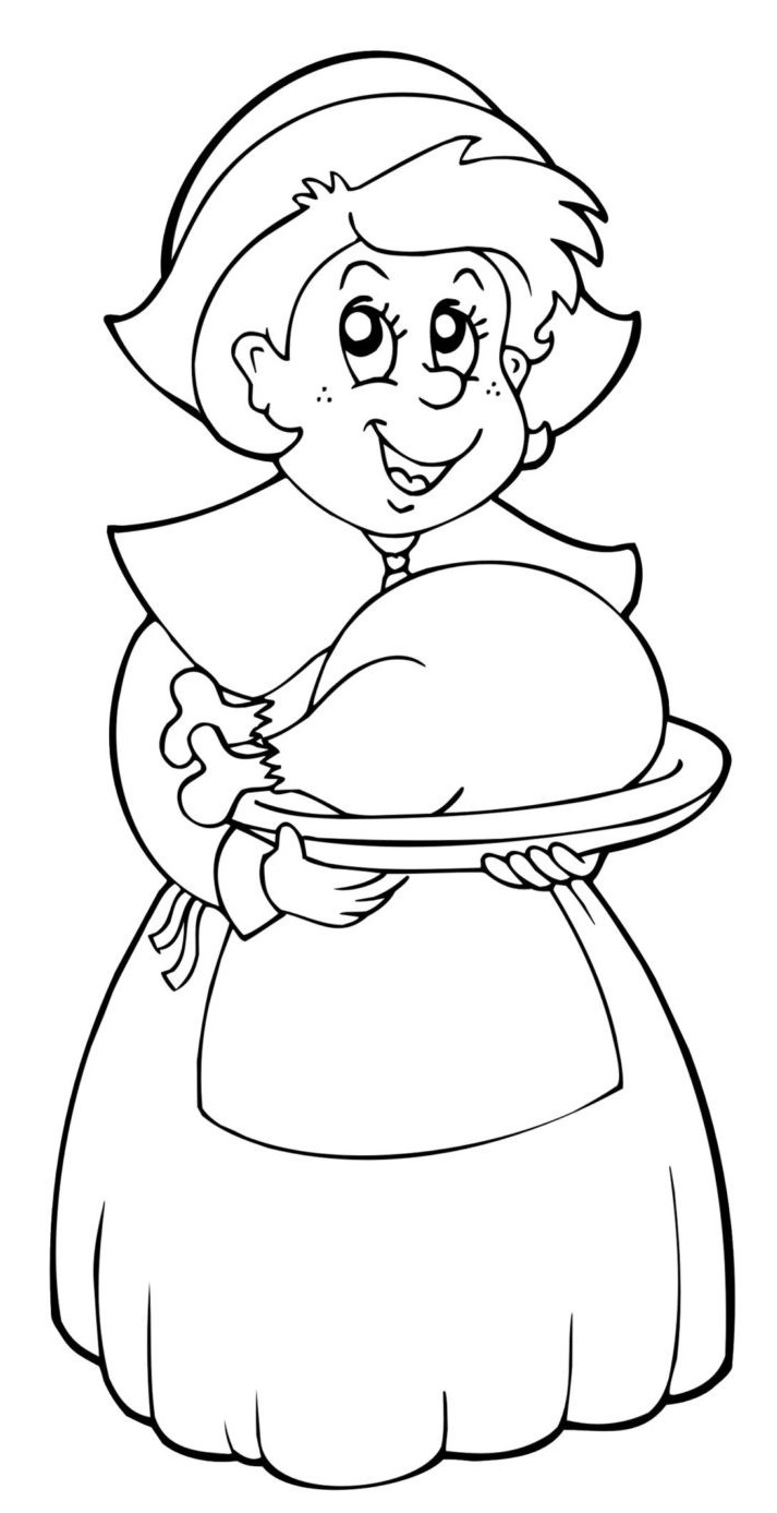 Coloriage Action de grâce