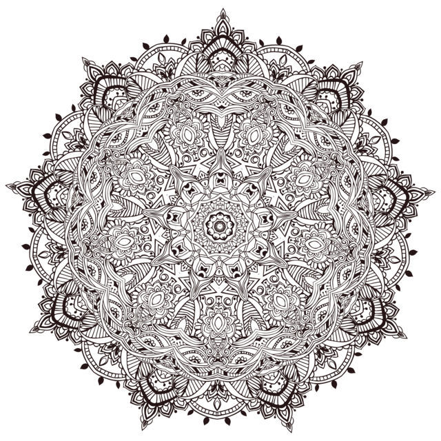 Coloriage Mandala A Colorier Très Detaille Par Anvino - Adulte à imprimer
