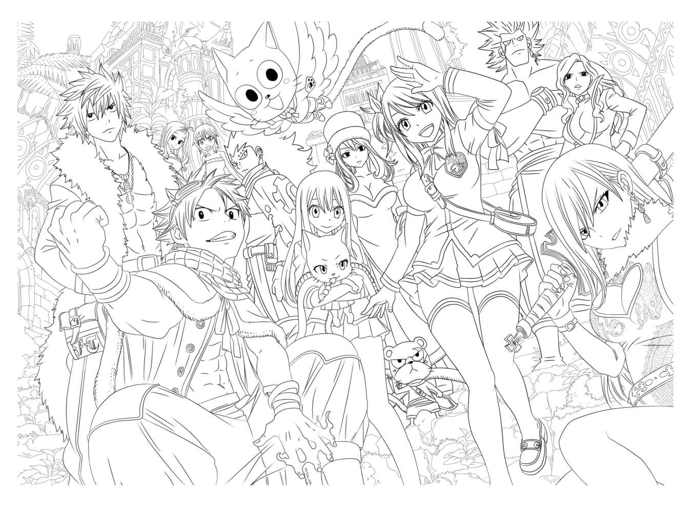 Coloriage Manga