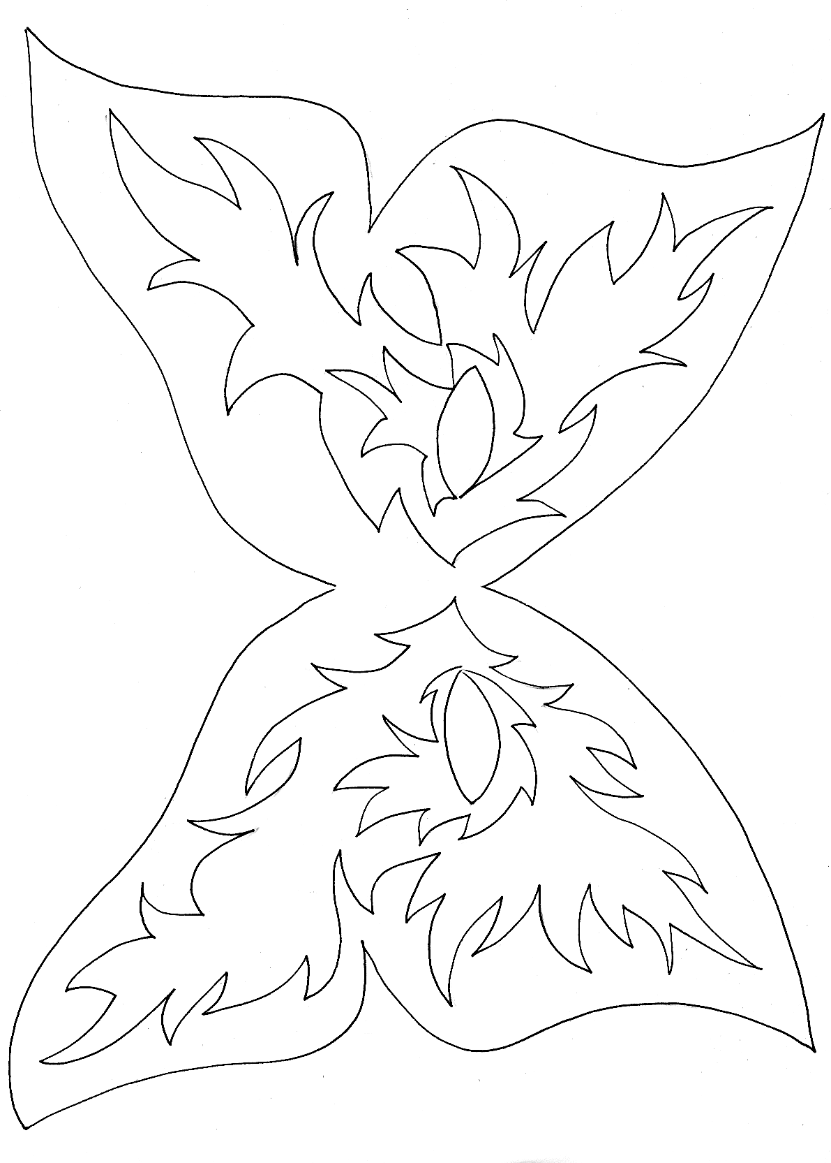 Coloriage Masque Papillon - Carnaval à imprimer