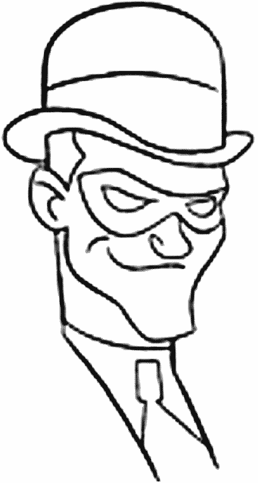 Coloriage Méchant - Batman à imprimer