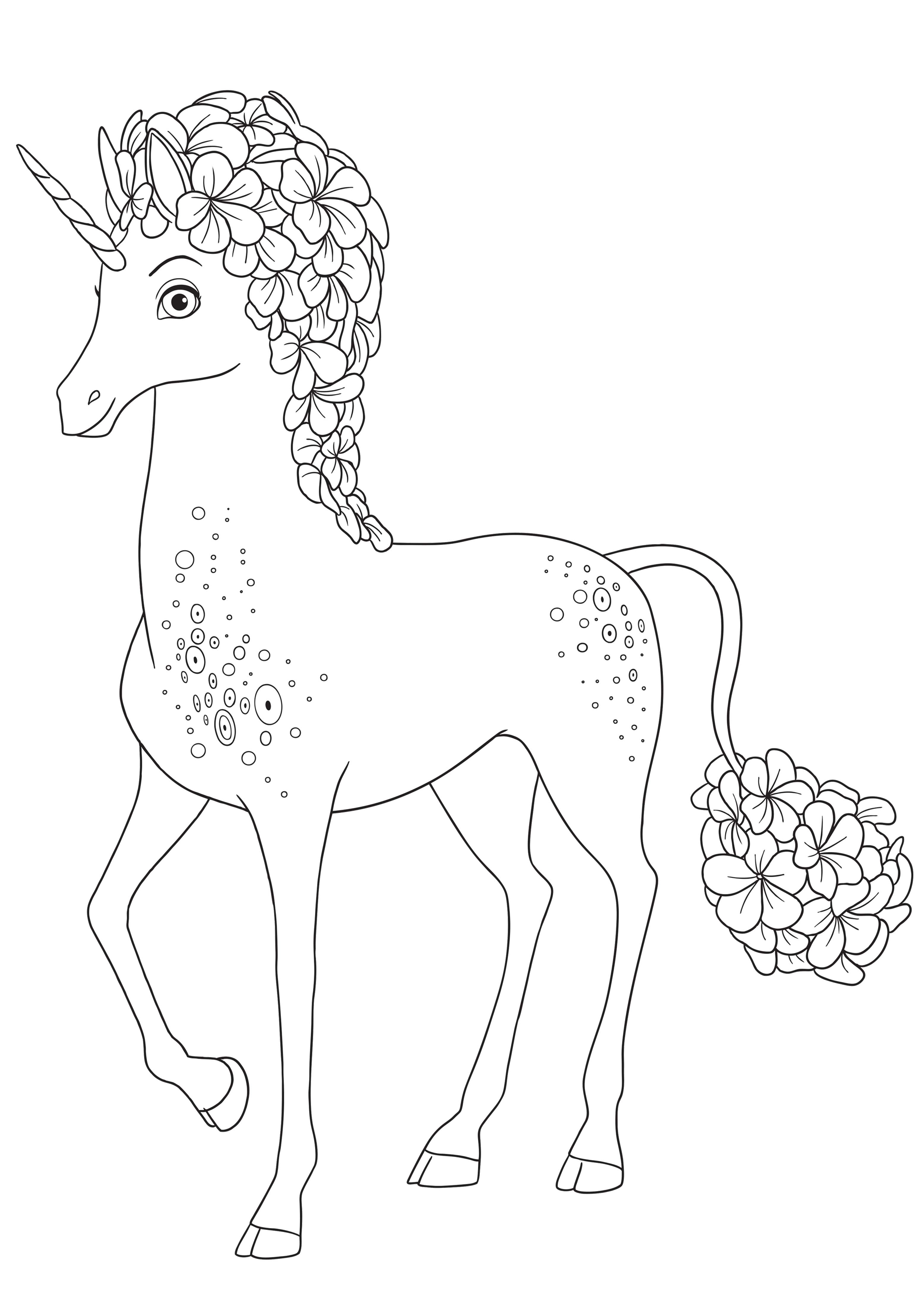 Coloriage Mia Et Moi Licorne - Mia et moi à imprimer