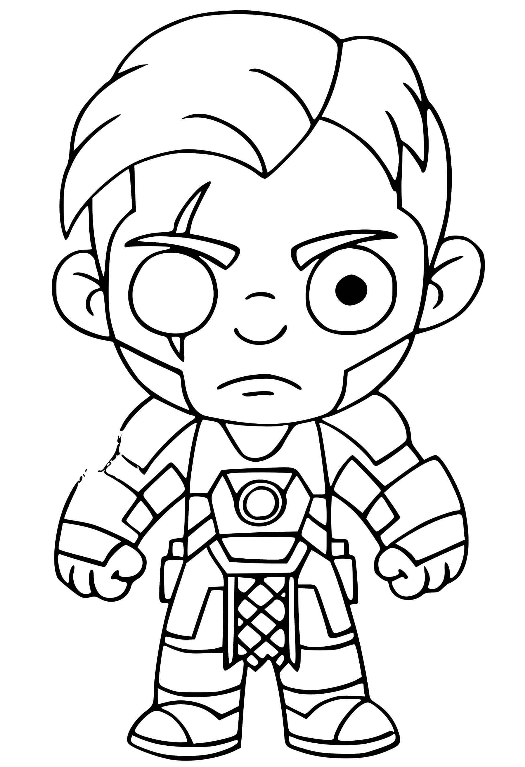 Coloriage Midas Rex - Fortnite à imprimer