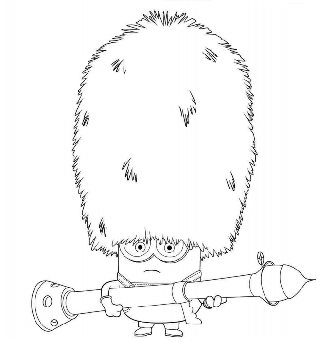 Coloriage Minion En Ligne - Minions à imprimer