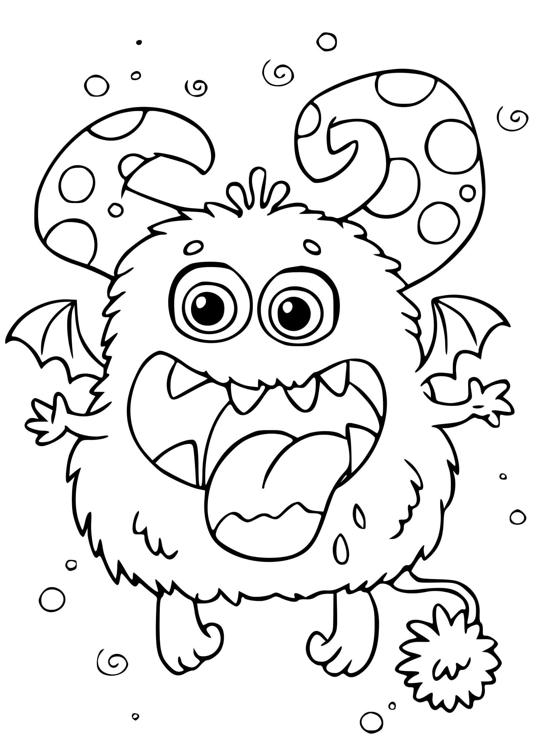 Coloriage Monstre
