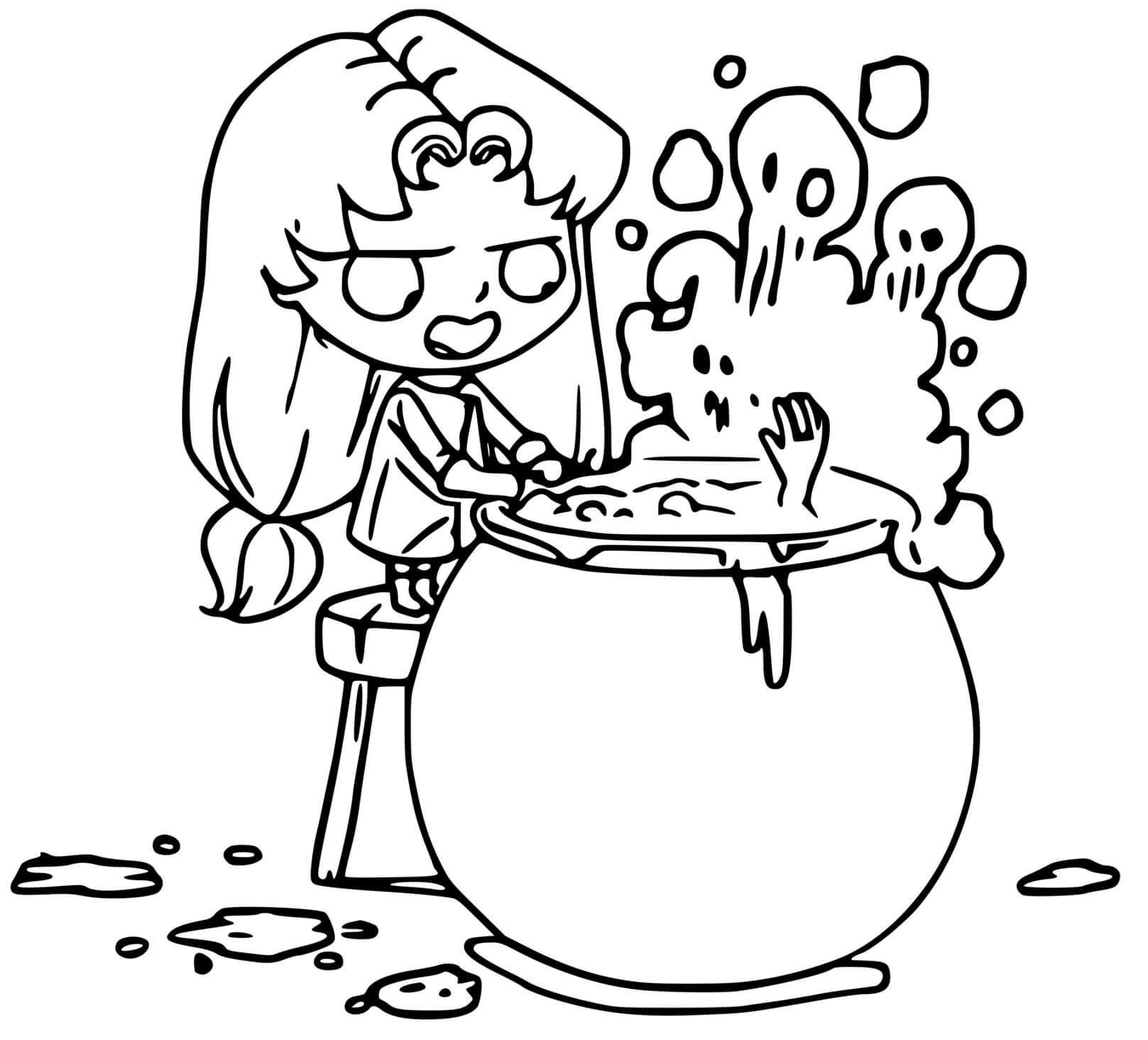 Coloriage Mortelle Adele Petite Rousse Un Talent Monstre - Adele mortelle à imprimer
