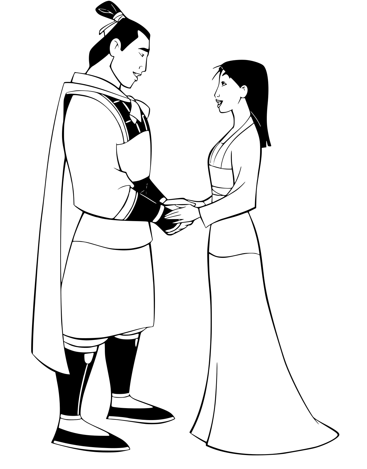 Coloriage Mulan