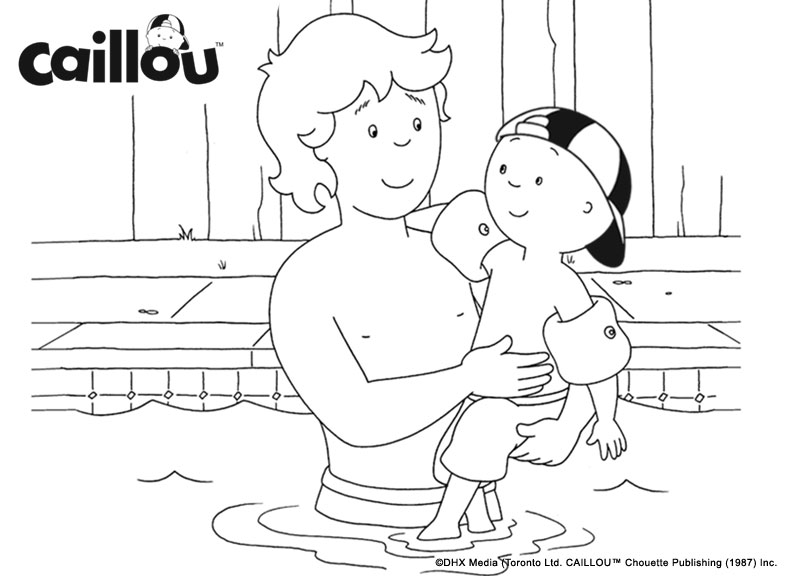 Coloriage Caillou