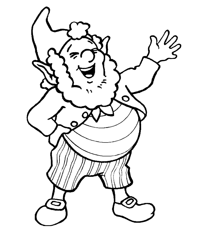 Coloriage Nain Potiron - Oui oui à imprimer