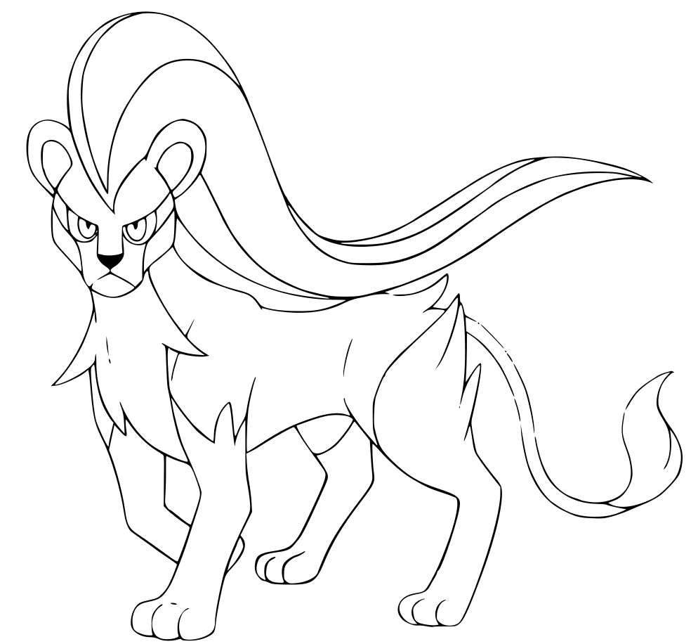 Coloriage Nemelios Pokemon - Pokémon à imprimer