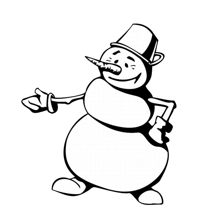 Coloriage Noël Hiver - Noël à imprimer