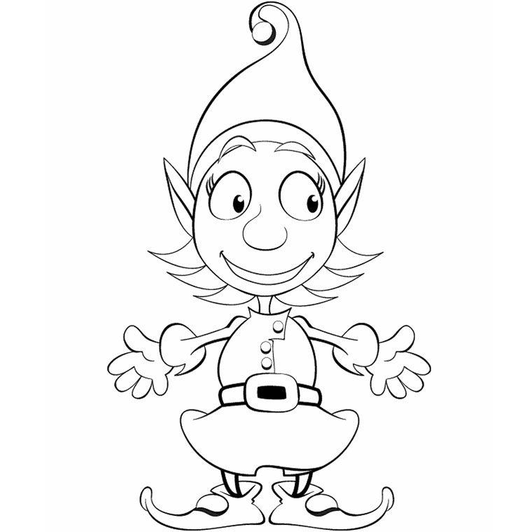 Coloriage Noël Humour - Noël à imprimer