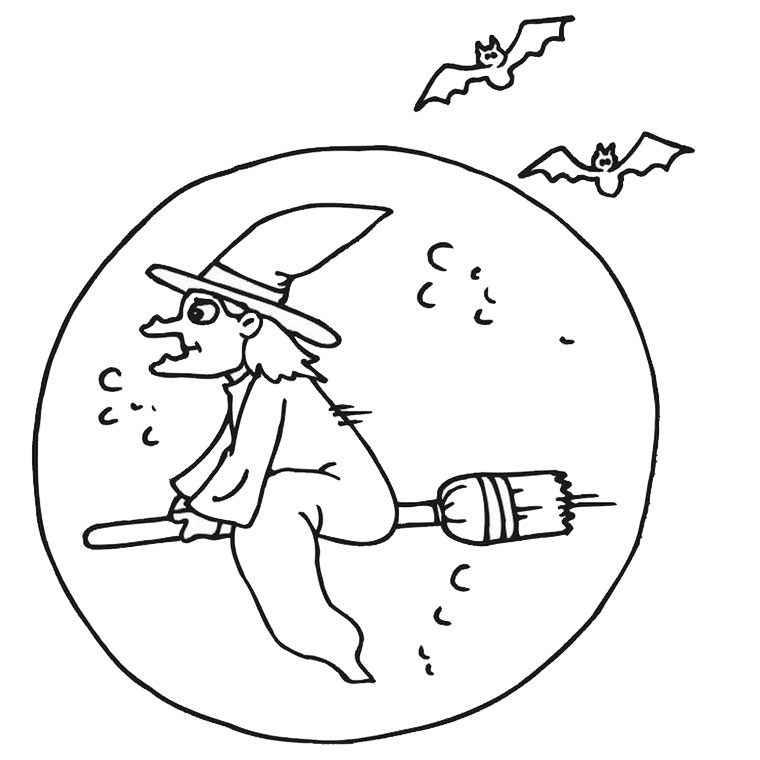 Coloriage Noël Lune - Noël à imprimer