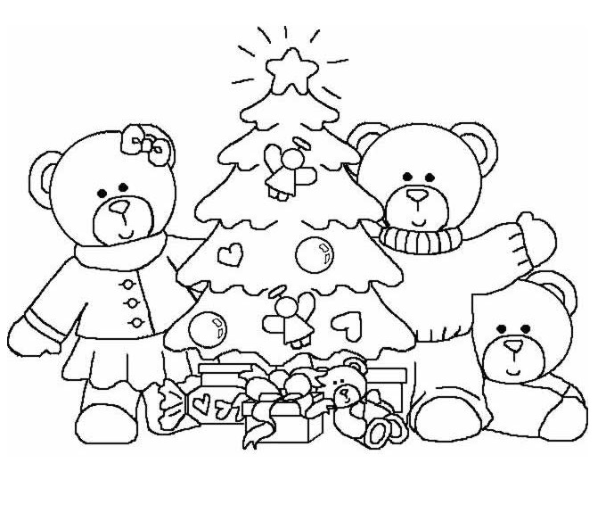 Coloriage Noël Maternelle - Noël à imprimer