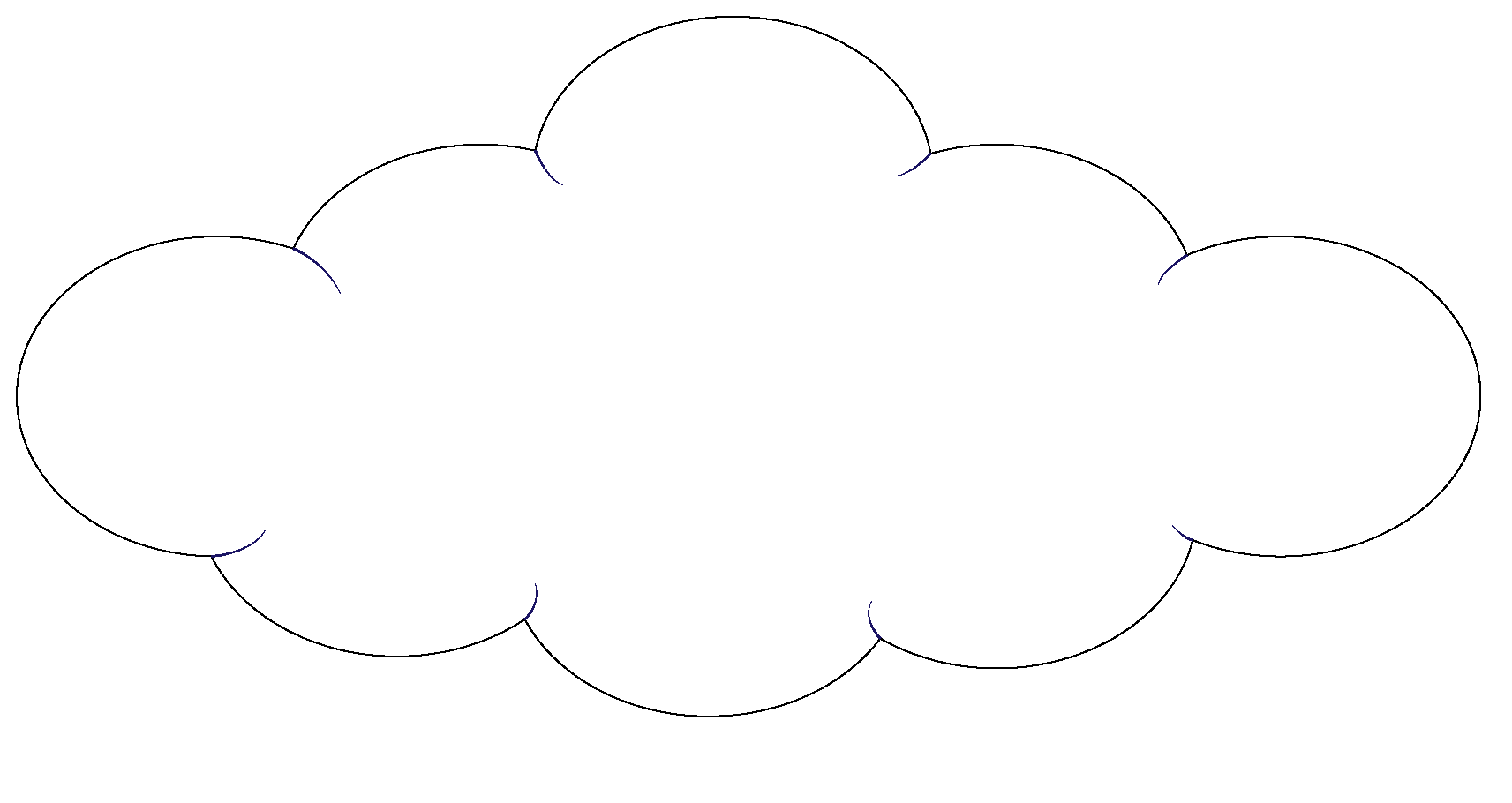 Coloriage Nuage Nature - Dessin à imprimer