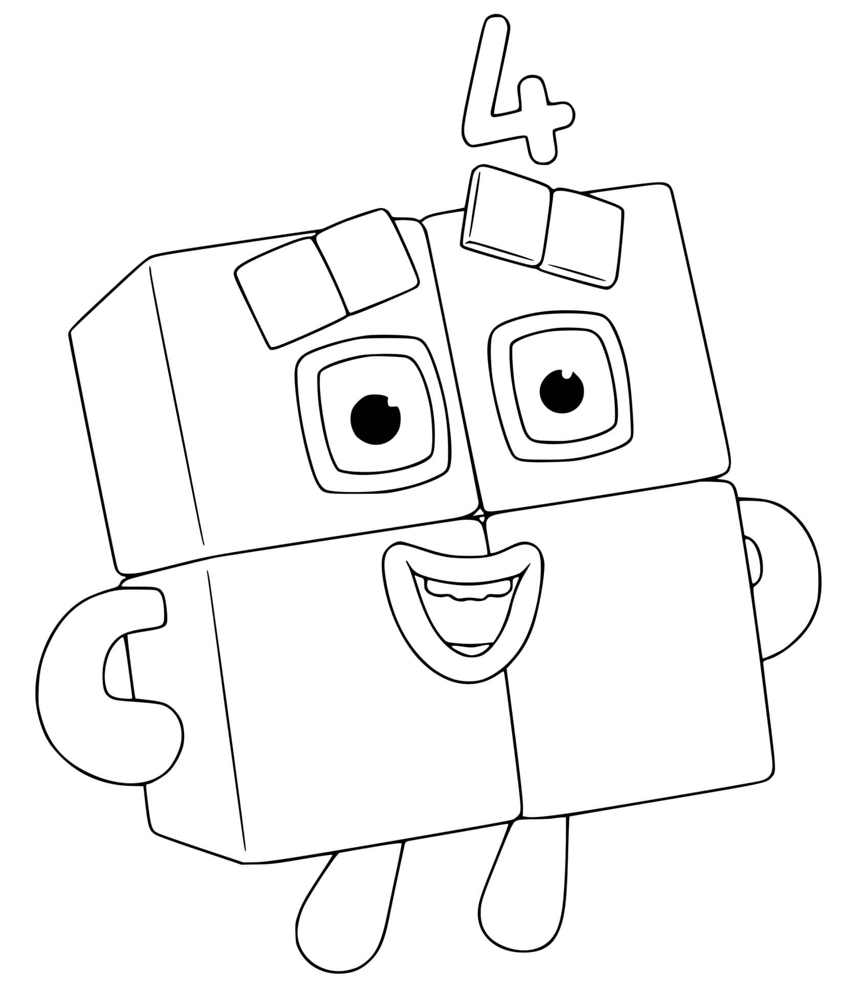Coloriage Numberblocks