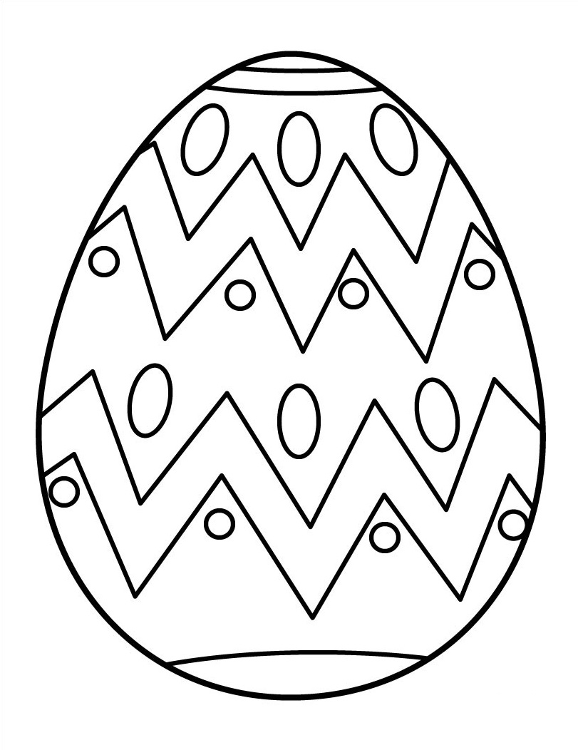 Coloriage Œuf De Pâques Fantaisie - Pâques à imprimer
