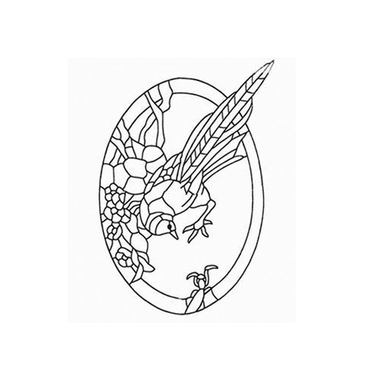 Coloriage Oiseau Lyre - Animaux à imprimer