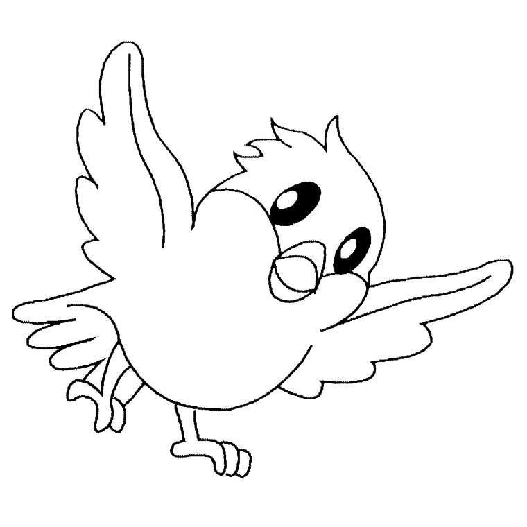 Coloriage Oiseau - Animaux à imprimer
