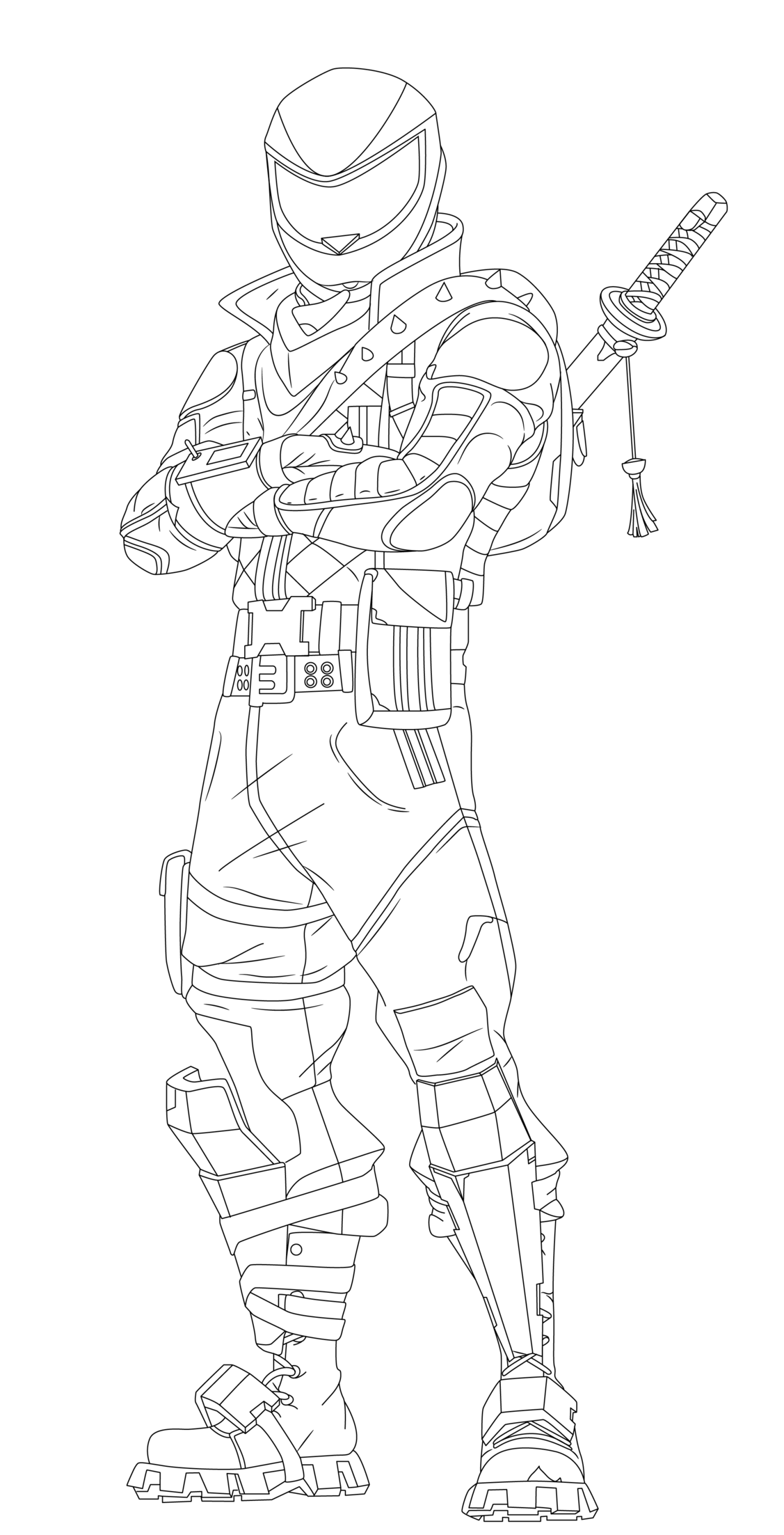 Coloriage Overtaker Fortnite Hd - Fortnite à imprimer
