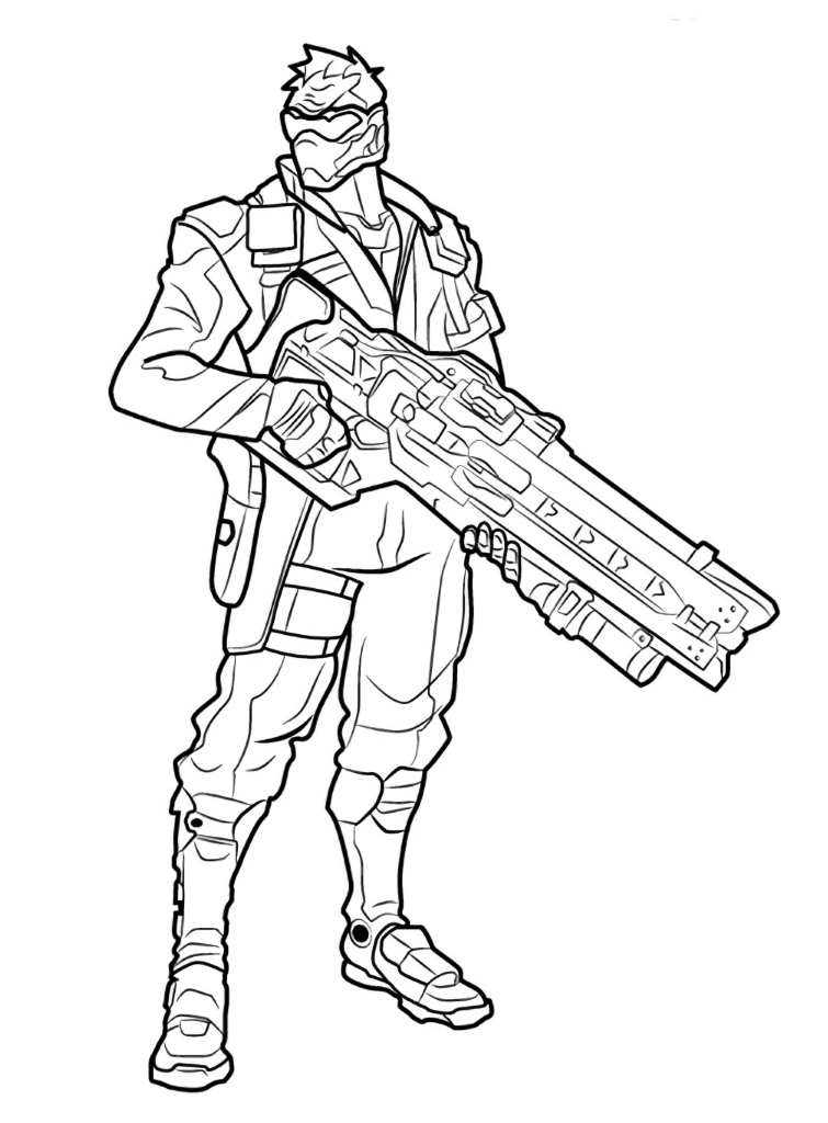 Coloriage Overwatch Heroes - Overwatch à imprimer