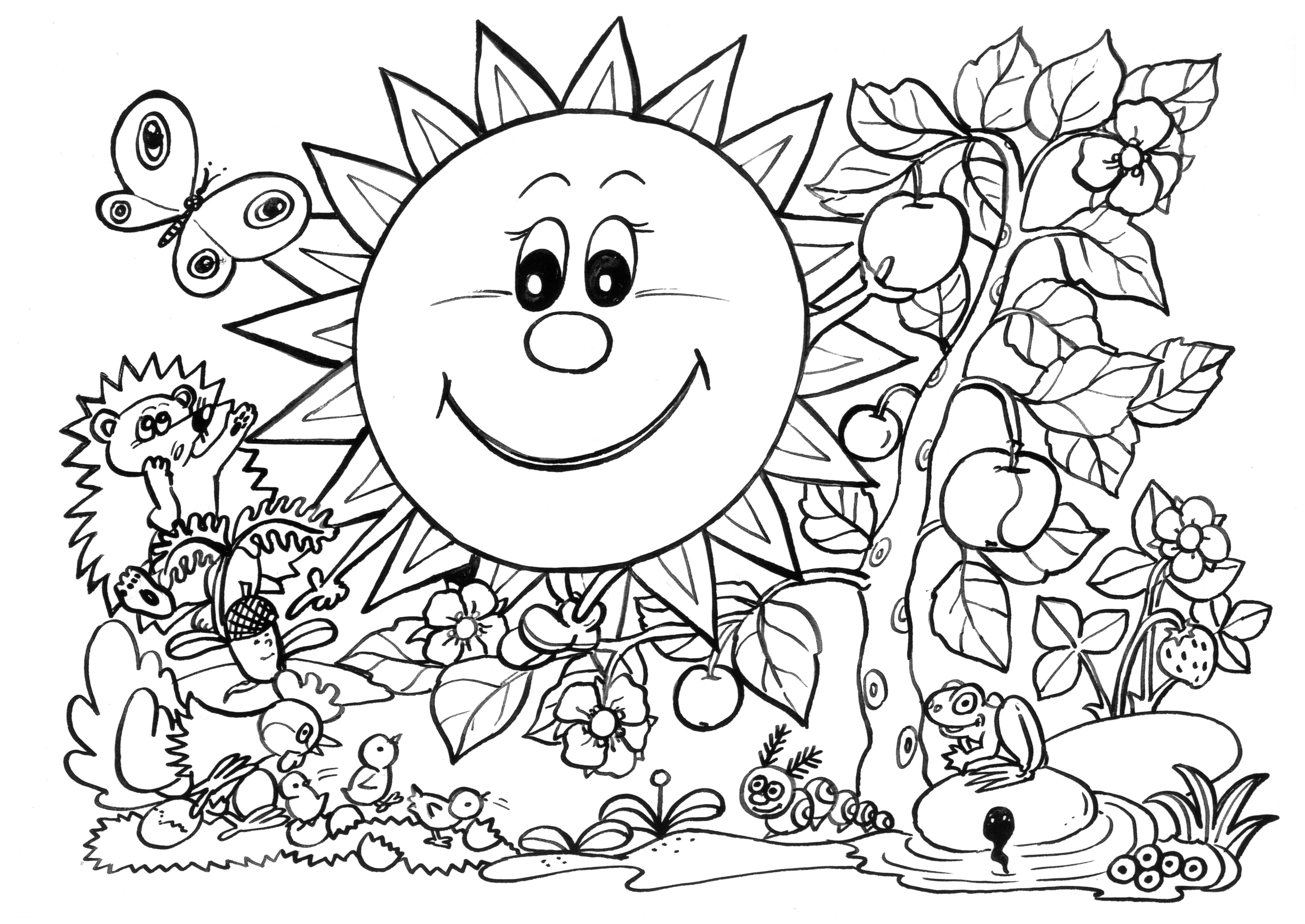 Coloriage Nature