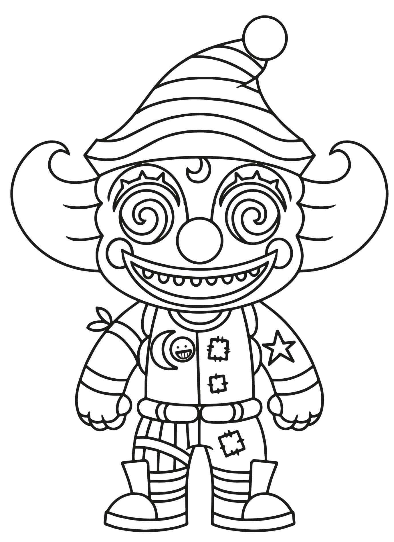 Coloriage Peekaboo - Fortnite à imprimer