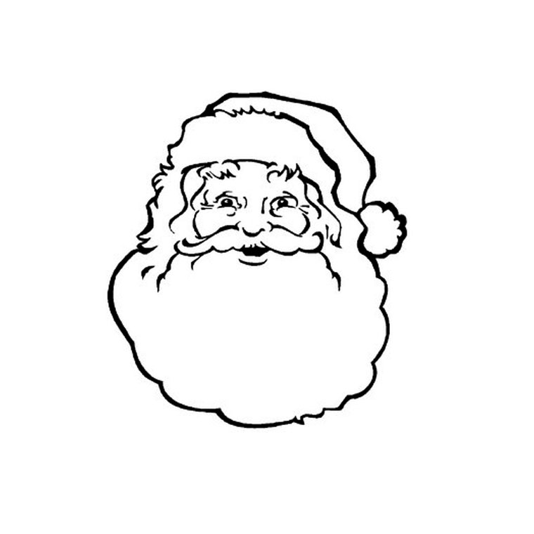 Coloriage Père Noël A Colorier - Noël à imprimer