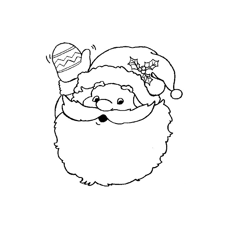 Coloriage Père Noël En Ligne - Noël à imprimer