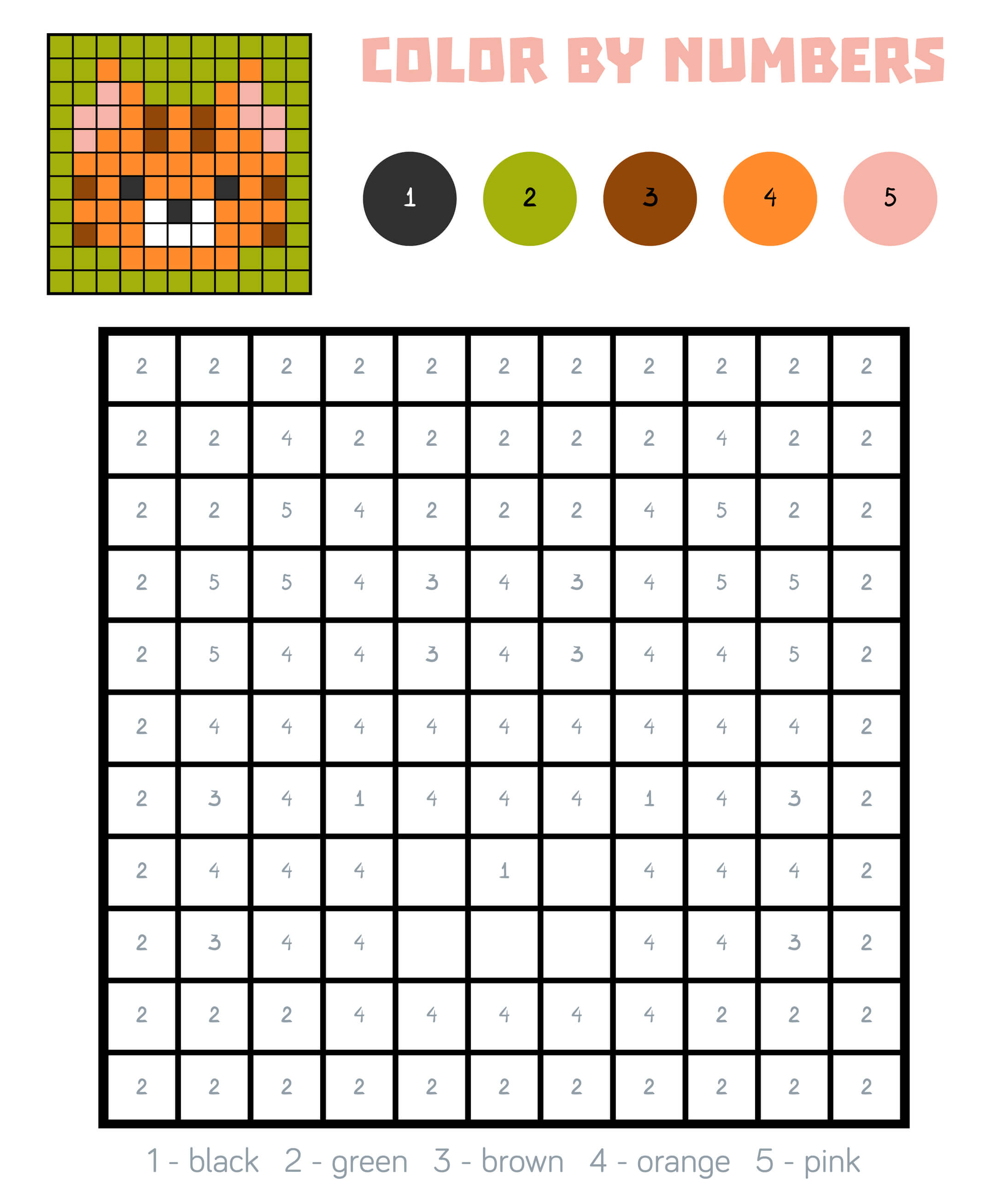 Coloriage Petit Chat Mignon Pixel Magique Cp - Magique à imprimer