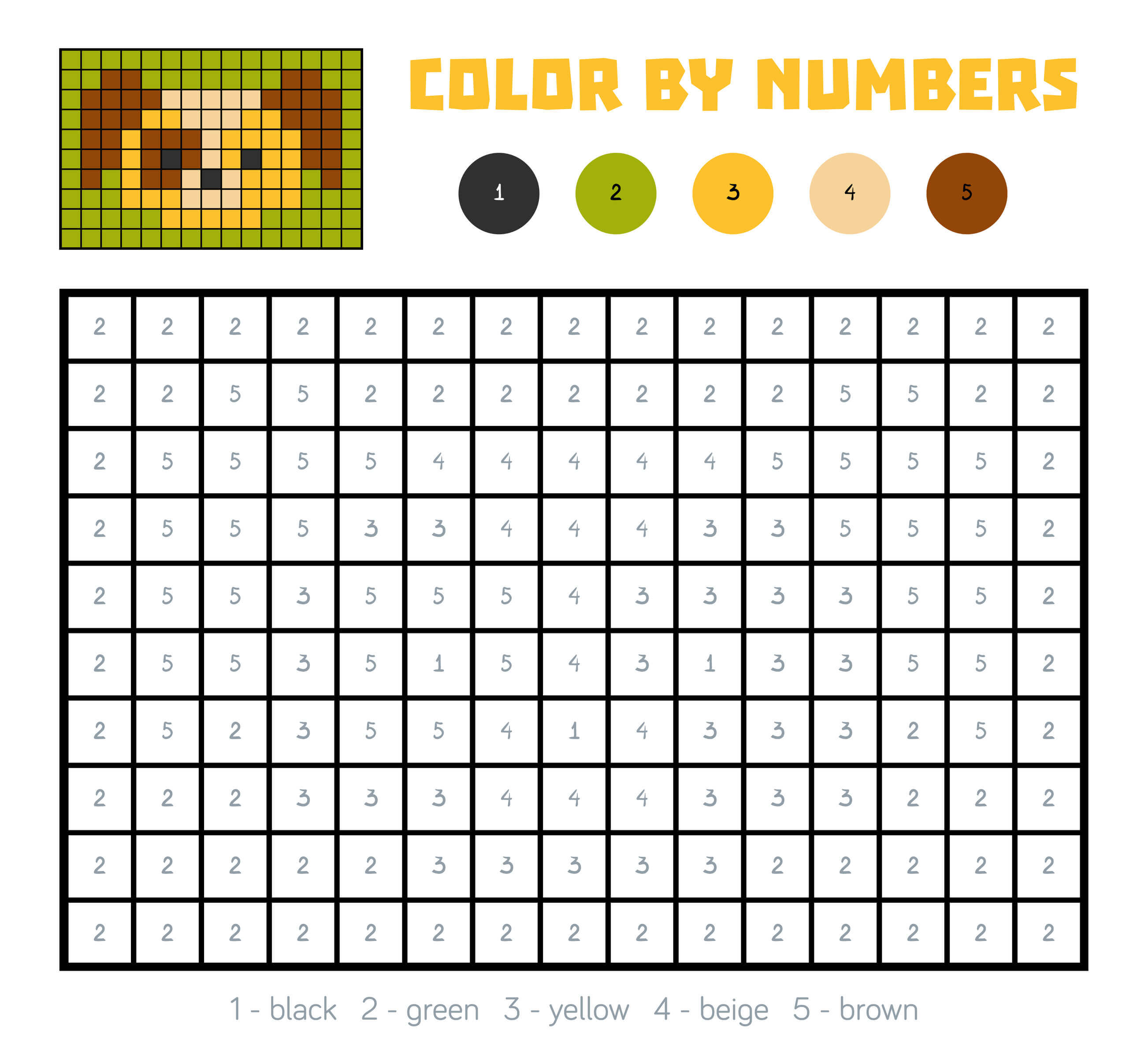 Coloriage Petit Chien Pixel Magique Cp - Magique à imprimer