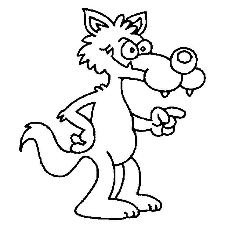 Coloriage Pierre Et Le Loup - Animaux à imprimer