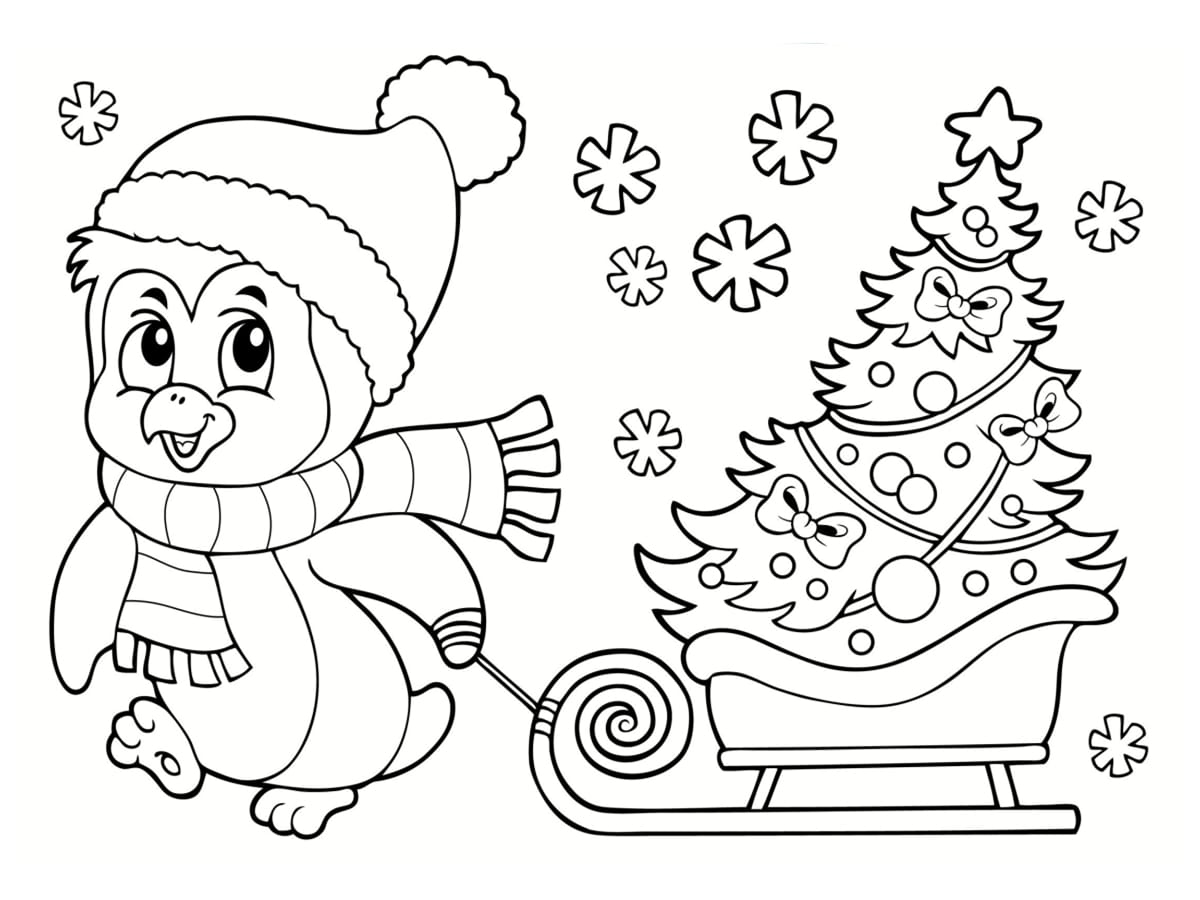 Coloriage Pingouin