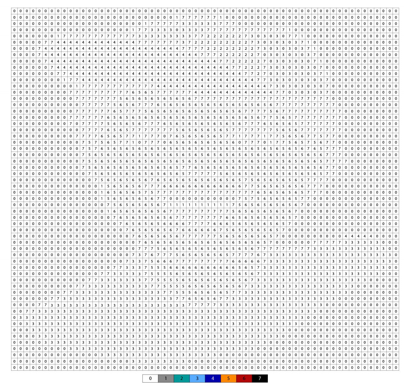 Coloriage Pixel Enfant Magique - Pixel art à imprimer