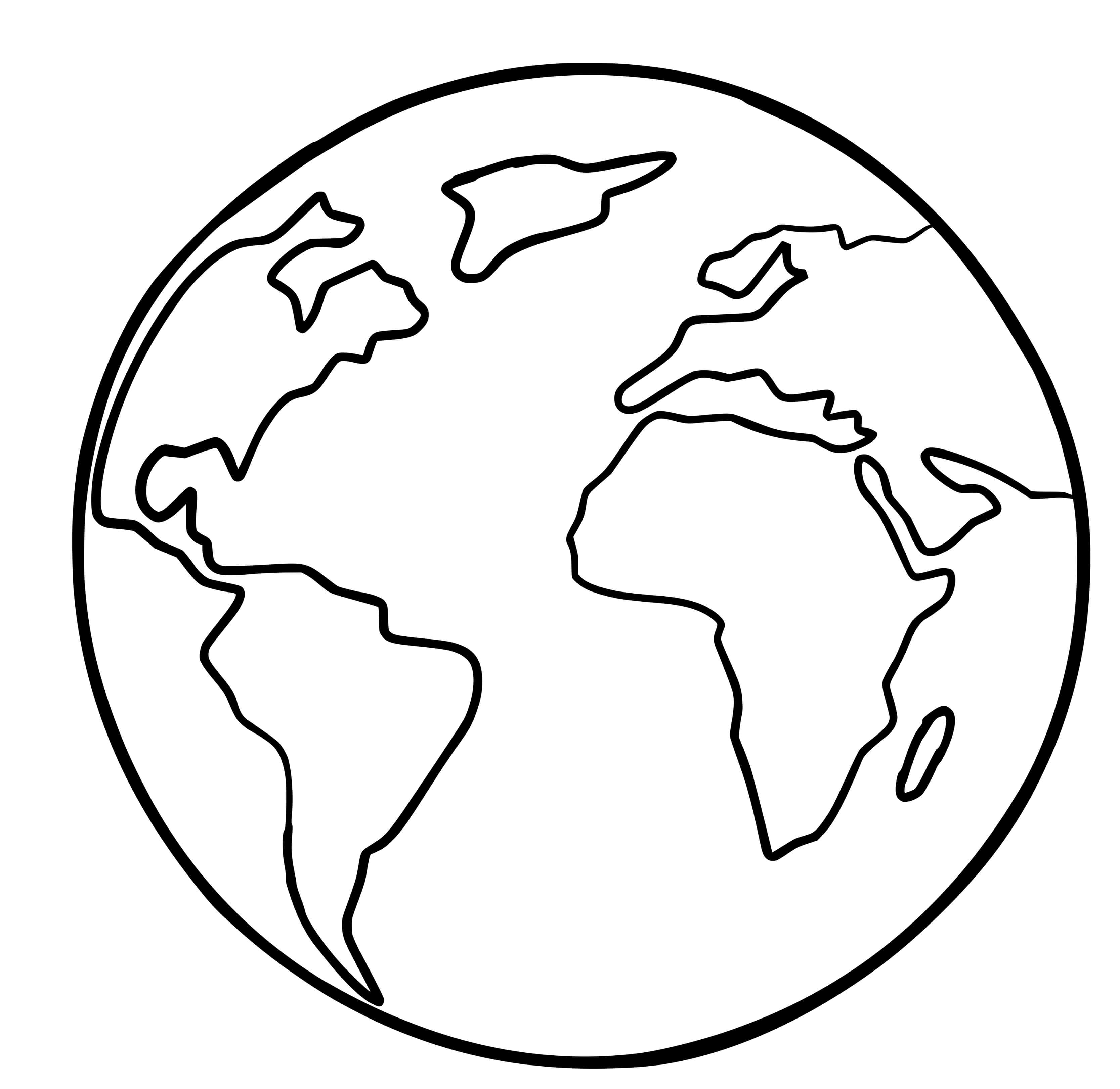 Coloriage Planète