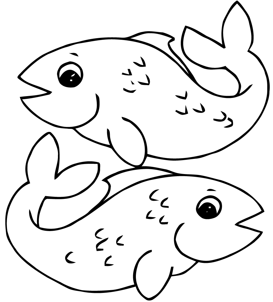 Coloriage Poisson D'avril 12 - Poisson à imprimer