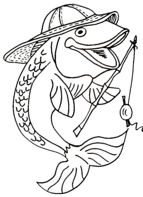 Coloriage Poisson D'avril 15 - Poisson à imprimer