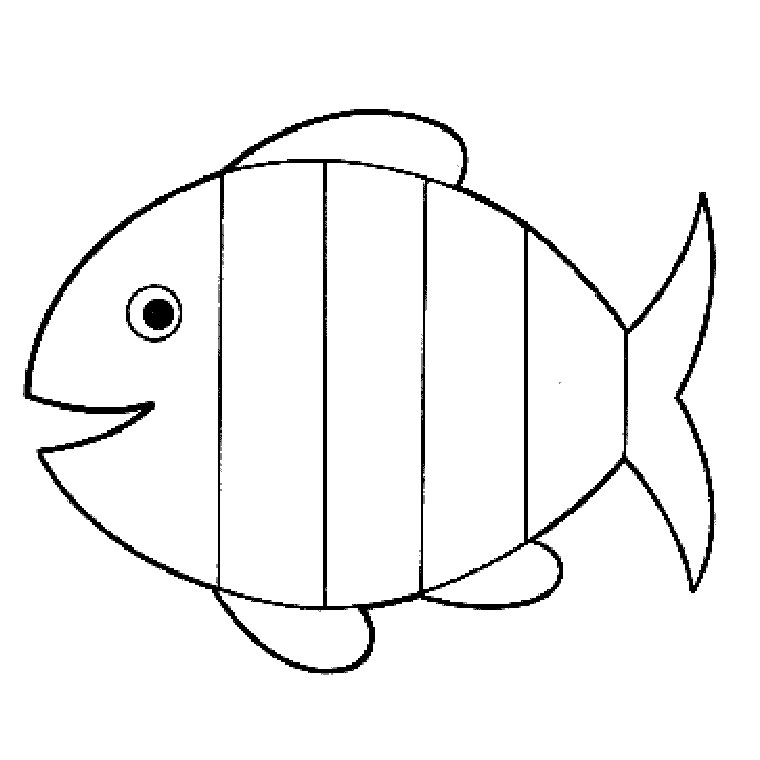 Coloriage Poisson Maternelle - Poisson à imprimer