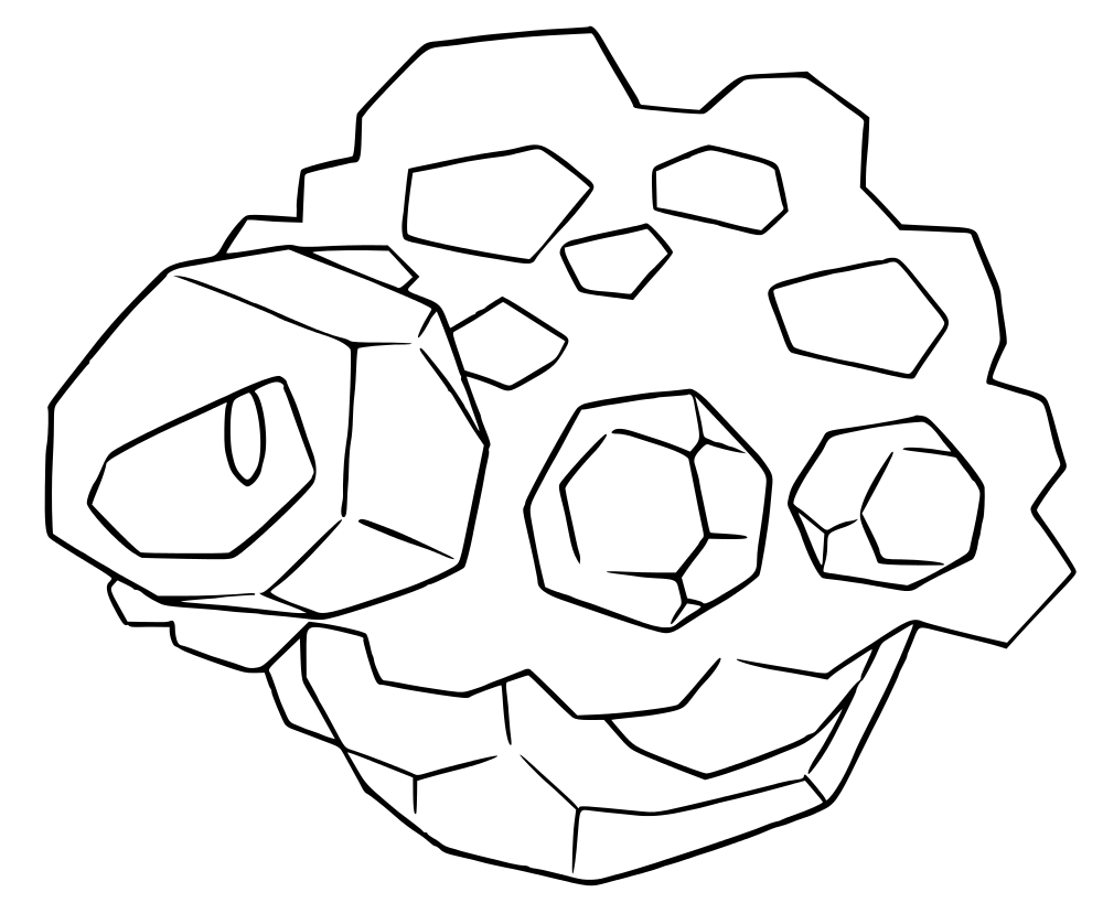 Coloriage Pokemon Épée Et Bouclier Charbi - Pokémon à imprimer