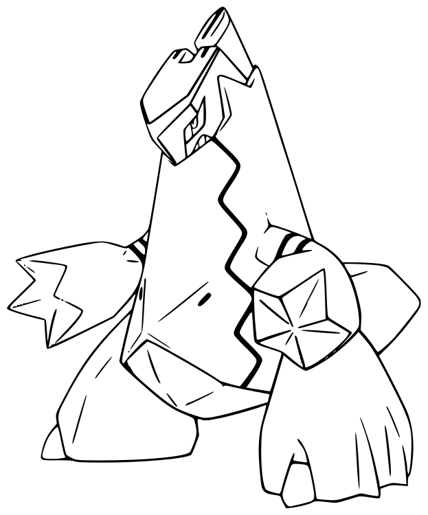 Coloriage Pokemon Épée Et Bouclier Duralugon - Pokémon à imprimer