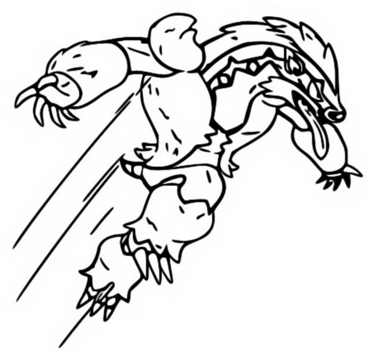 Coloriage Pokemon Épée Et Bouclier Ixon - Pokémon à imprimer