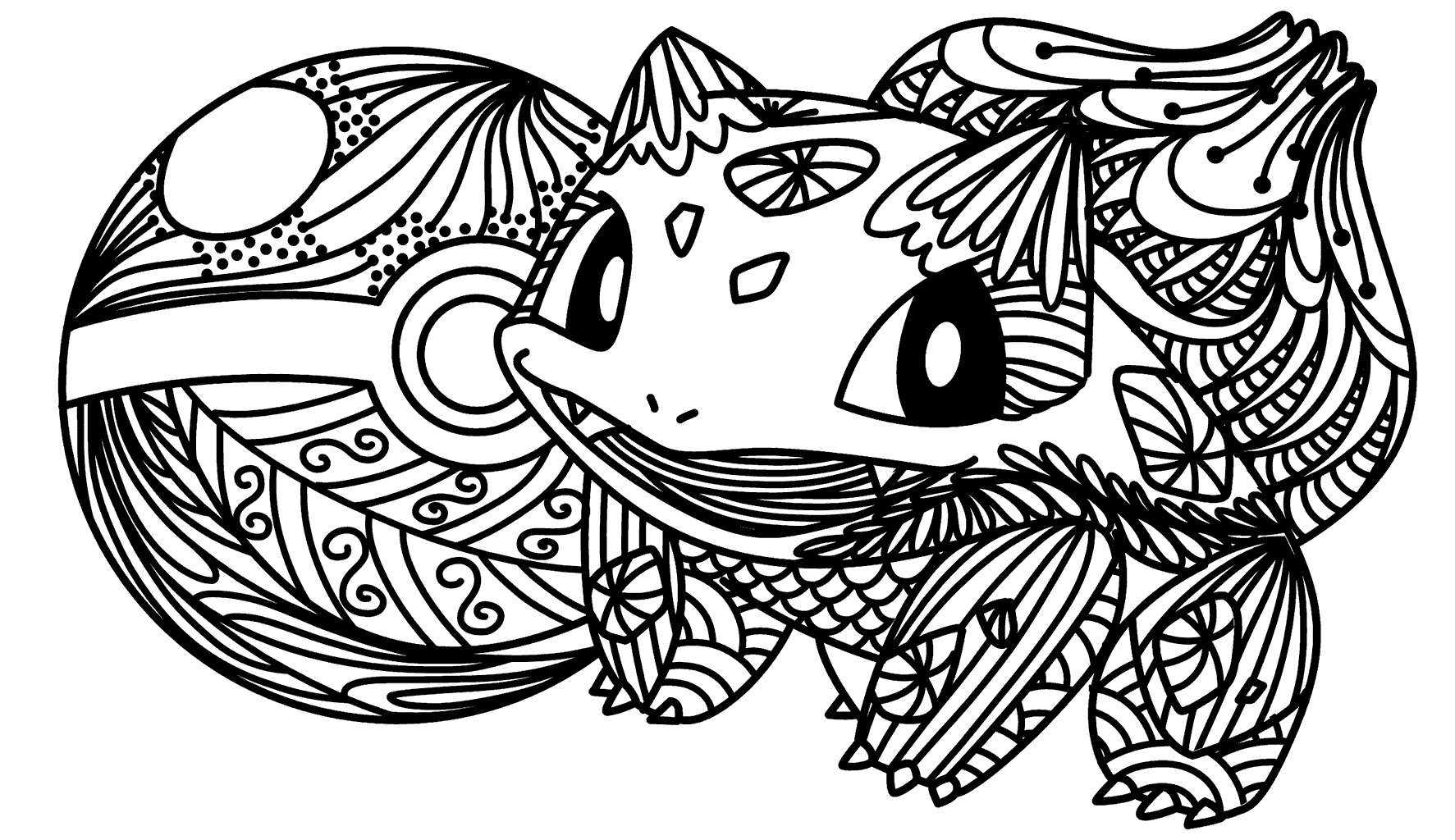 Coloriage Pokemon Go Bulbizarre - Pokémon à imprimer