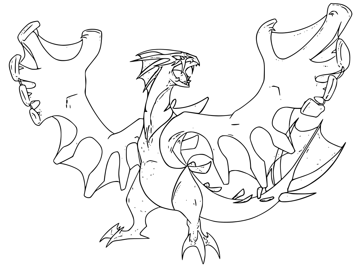 Coloriage Pokemon Legendarios - Pokémon à imprimer