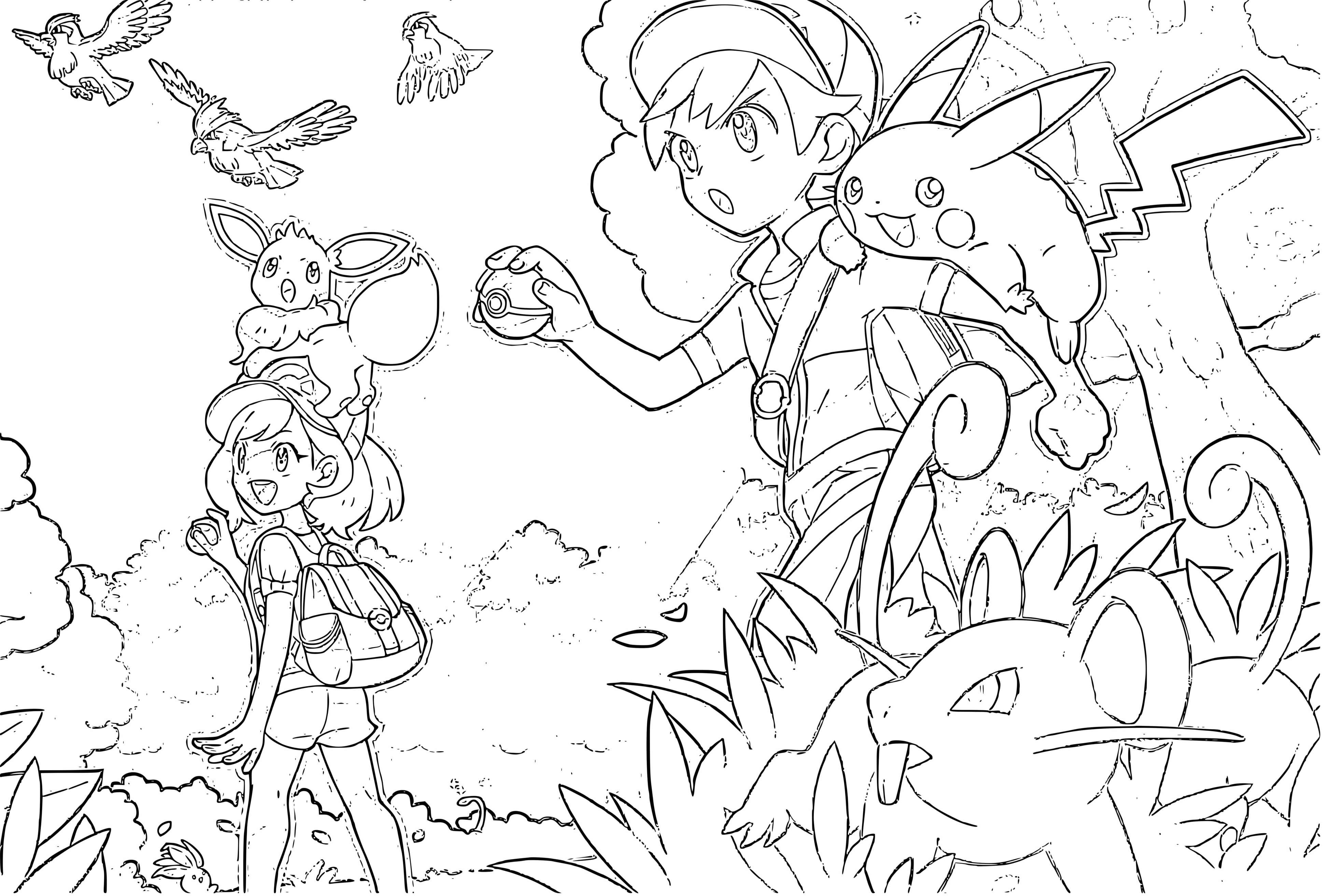 Coloriage Pokemon Sword And Shield Nintendo - Pokémon à imprimer