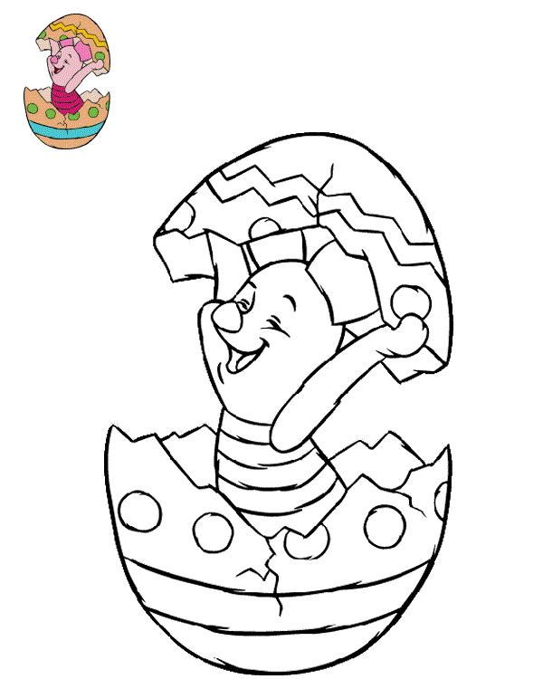 Coloriage Pâques Disney
