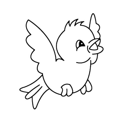 Coloriage Poussin De Pâques - Poussin à imprimer
