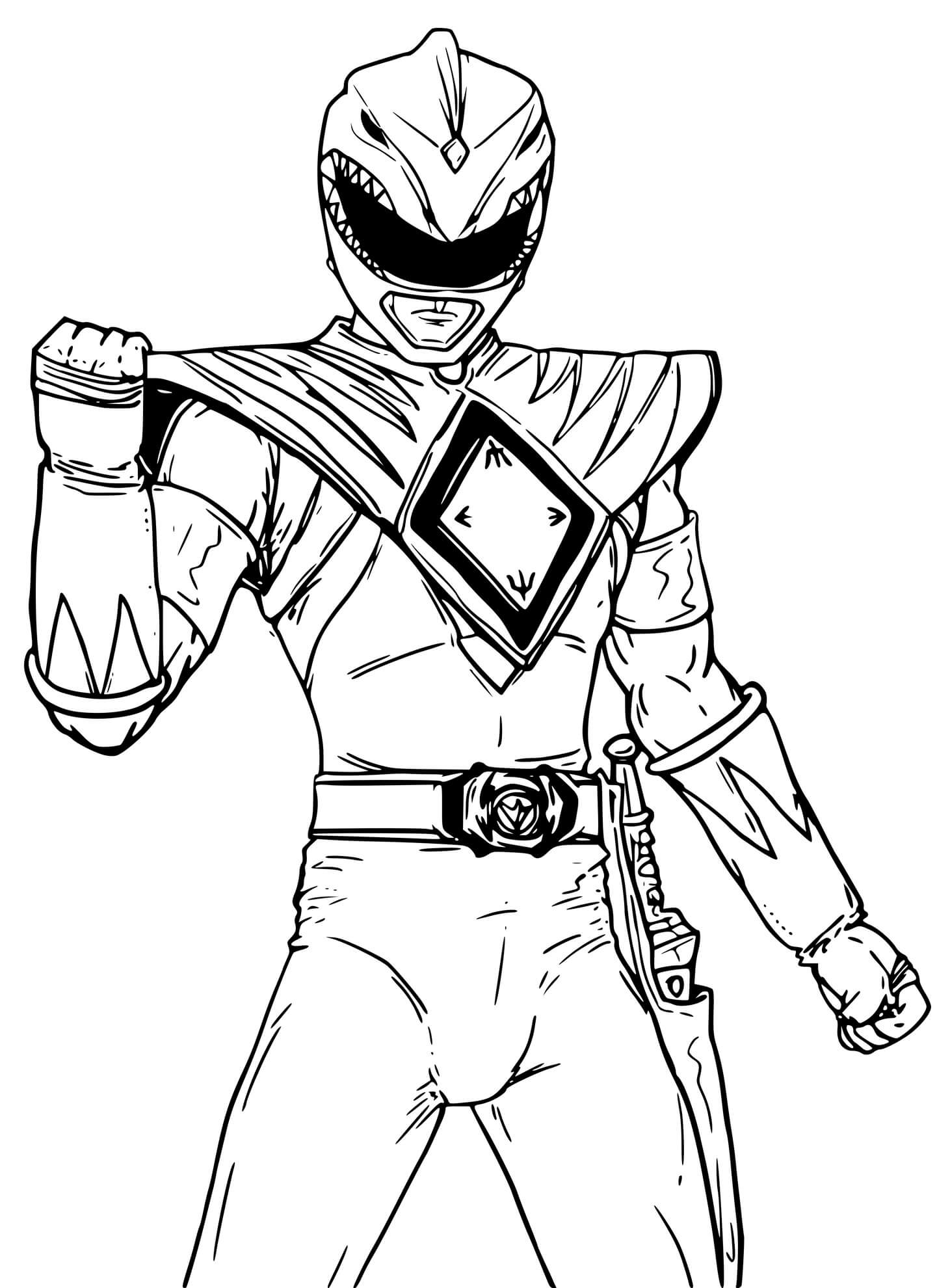 Coloriage Power Rangers Beast Morphers - Power rangers à imprimer