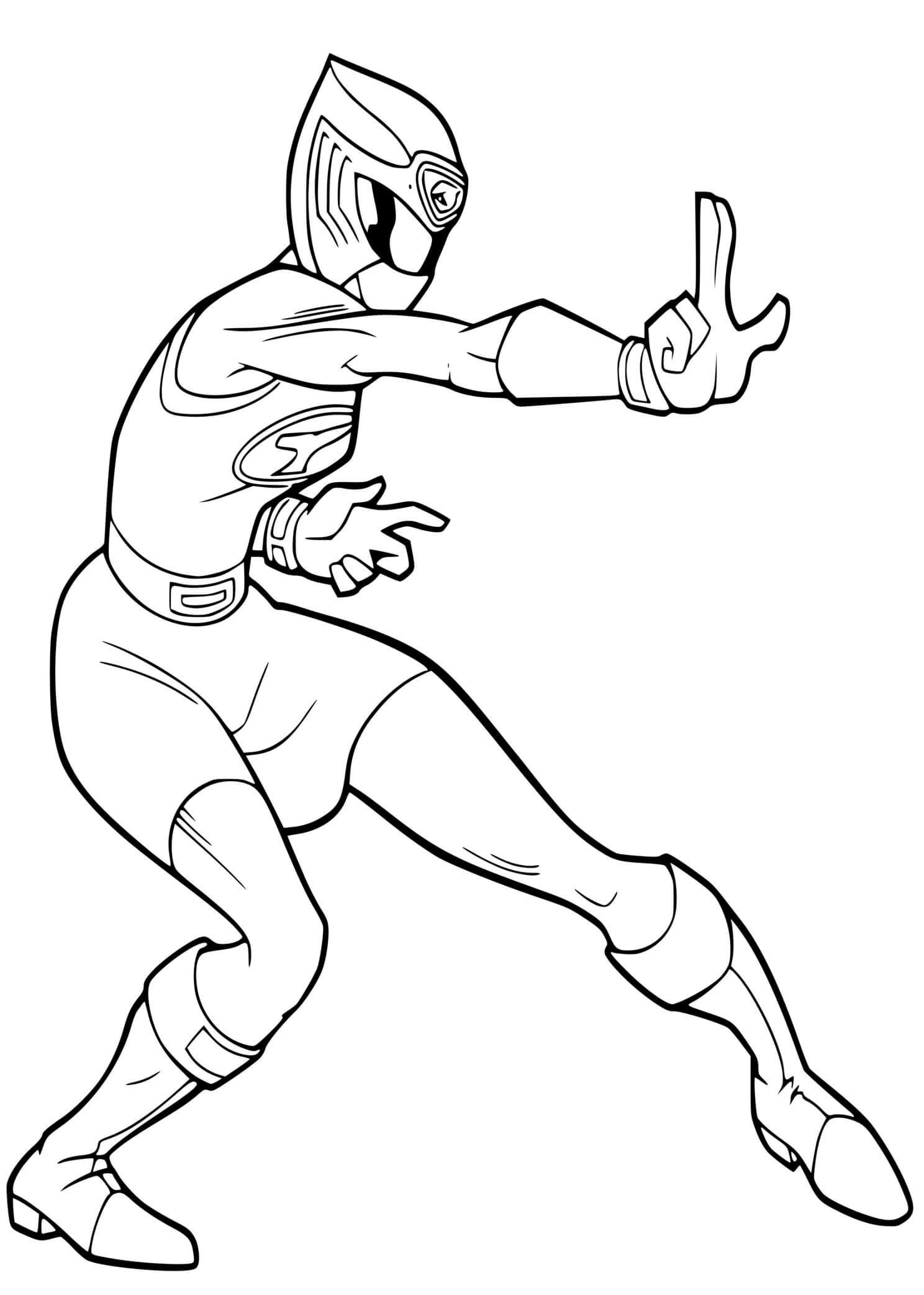 Coloriage Power Rangers Wild Force - Power rangers à imprimer