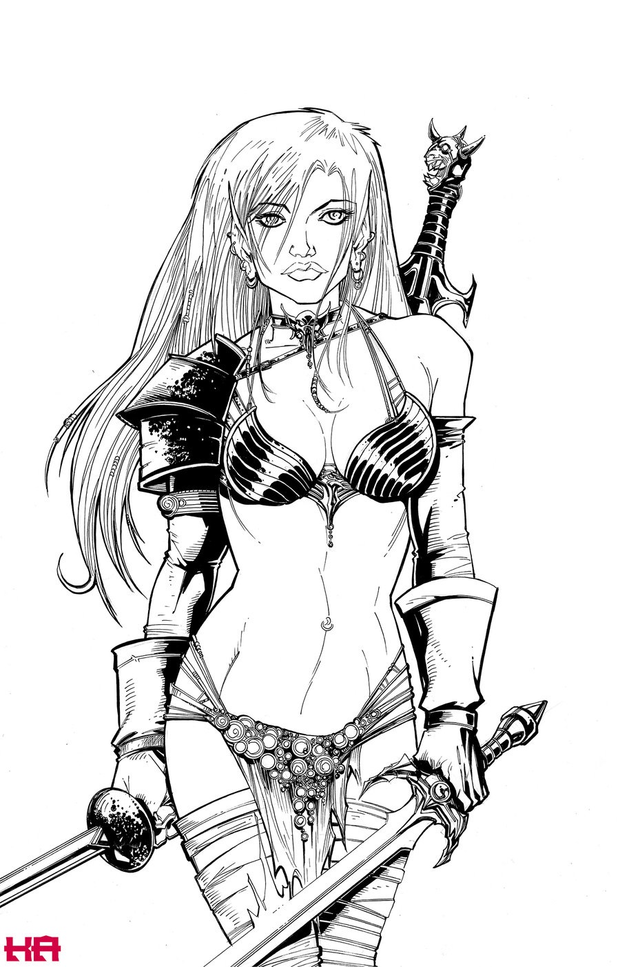 Coloriage Princesse Elf Fée Ami De Xena - Xena à imprimer