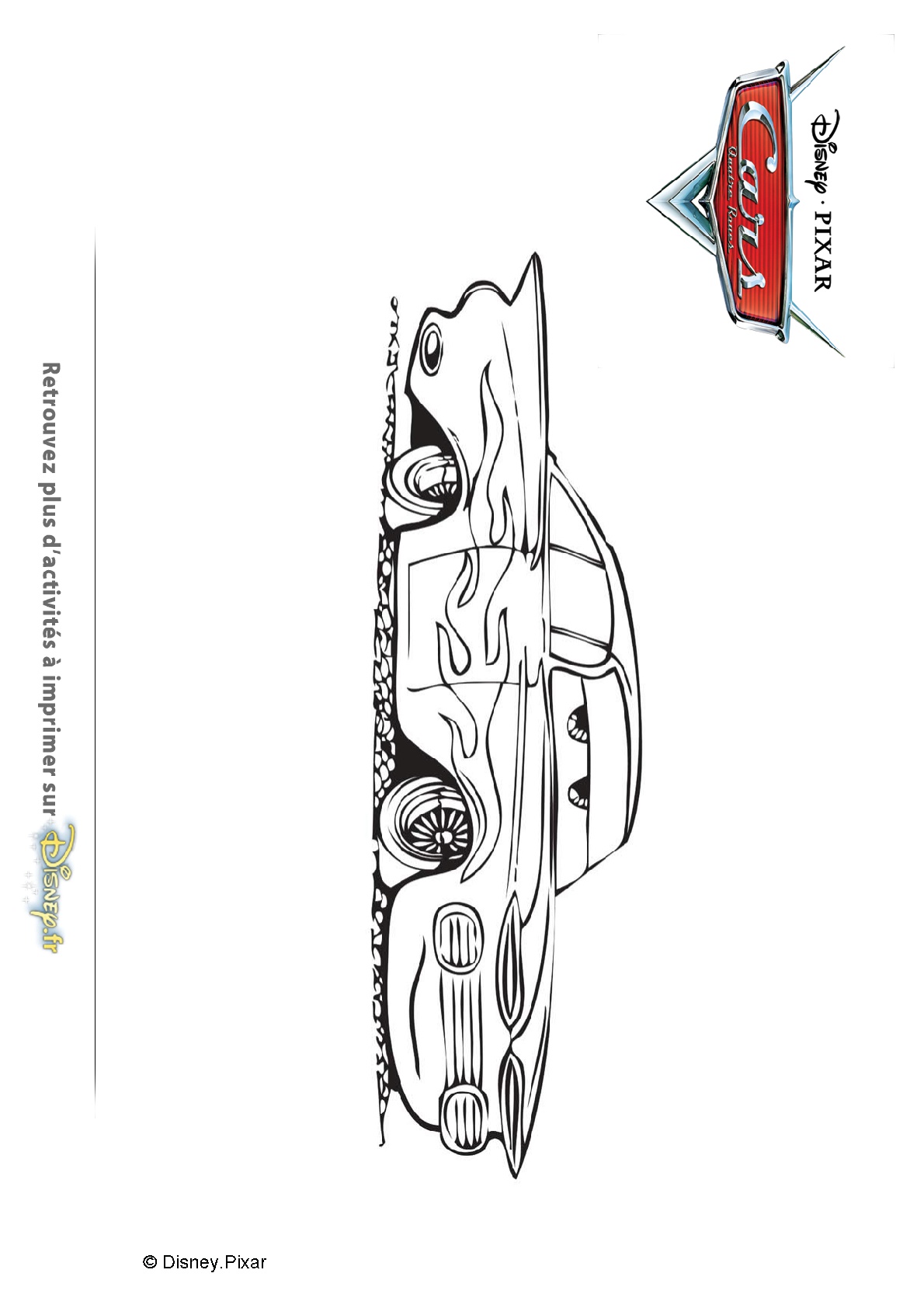 Coloriage Ramone Magicien Peintureet Customisation De Voiture Cars Disney - Cars à imprimer